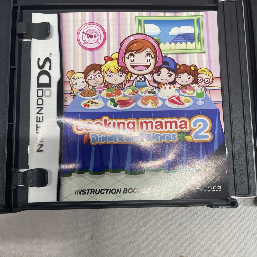 Nintendo DS Game Bundle Cooking Mama, cooking mama 2 Complete In Box Tested - Picture 7 of 7